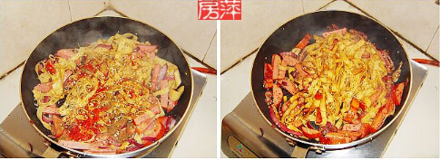 孜然洋葱拌豆腐皮的做法的做法步骤6