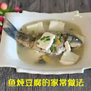 鱼炖豆腐怎么炖才好吃的家常做法